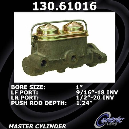 Centric Parts Premium Brake Master Cylinder, 130.61016 130.61016